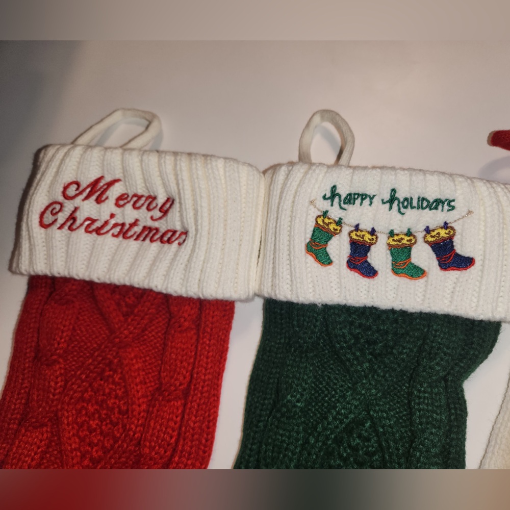 Festive Christmas Stockings Set
